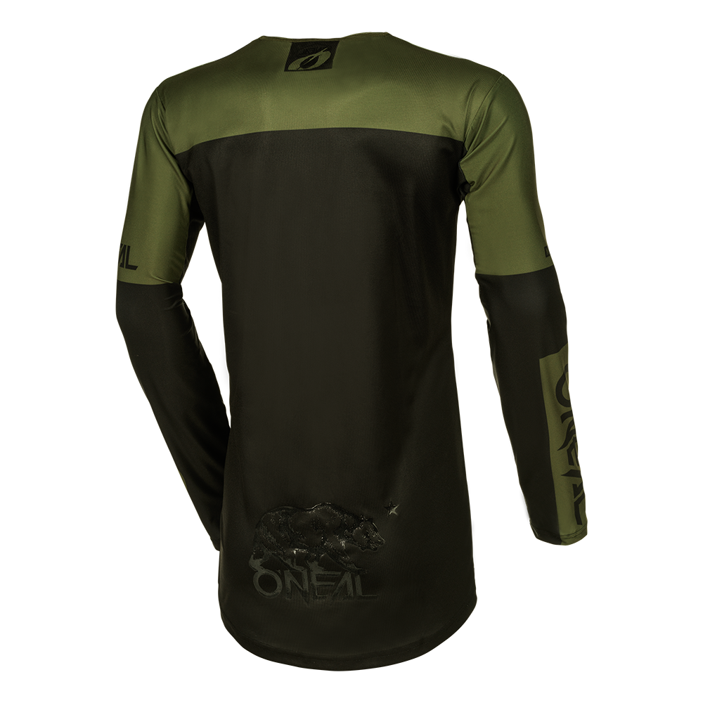 Мотокрос блуза O'NEAL MAYHEM HEXX BLACK/GREEN V.24 — снимка 2