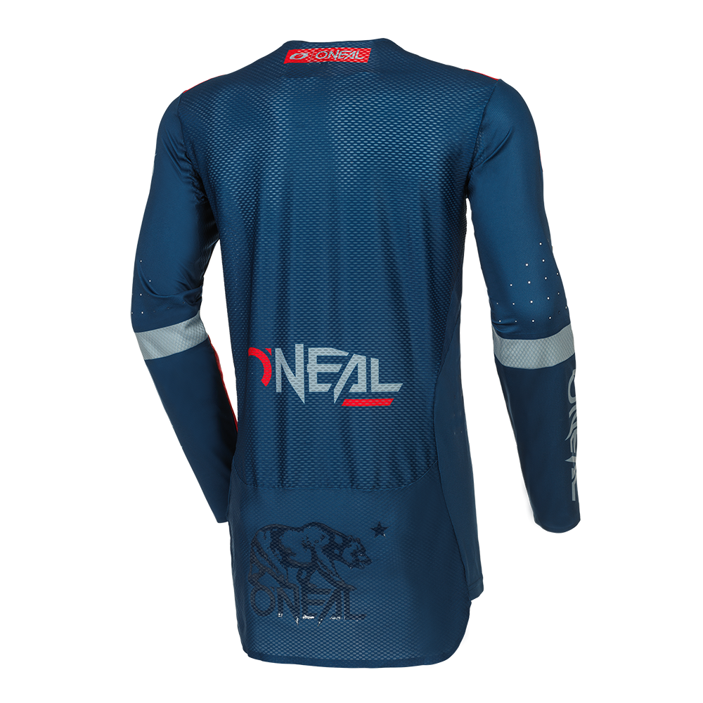 Мотокрос блуза O'NEAL PRODIGY FIVE THREE BLUE/RED V.24 — снимка 2