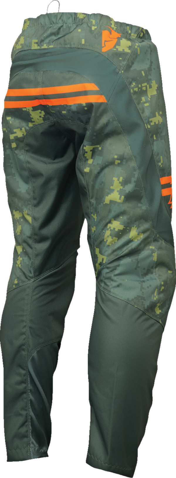Детски мотокрос брич THOR YOUTH SECTOR DIGI GREEN/ORANGE — снимка 3