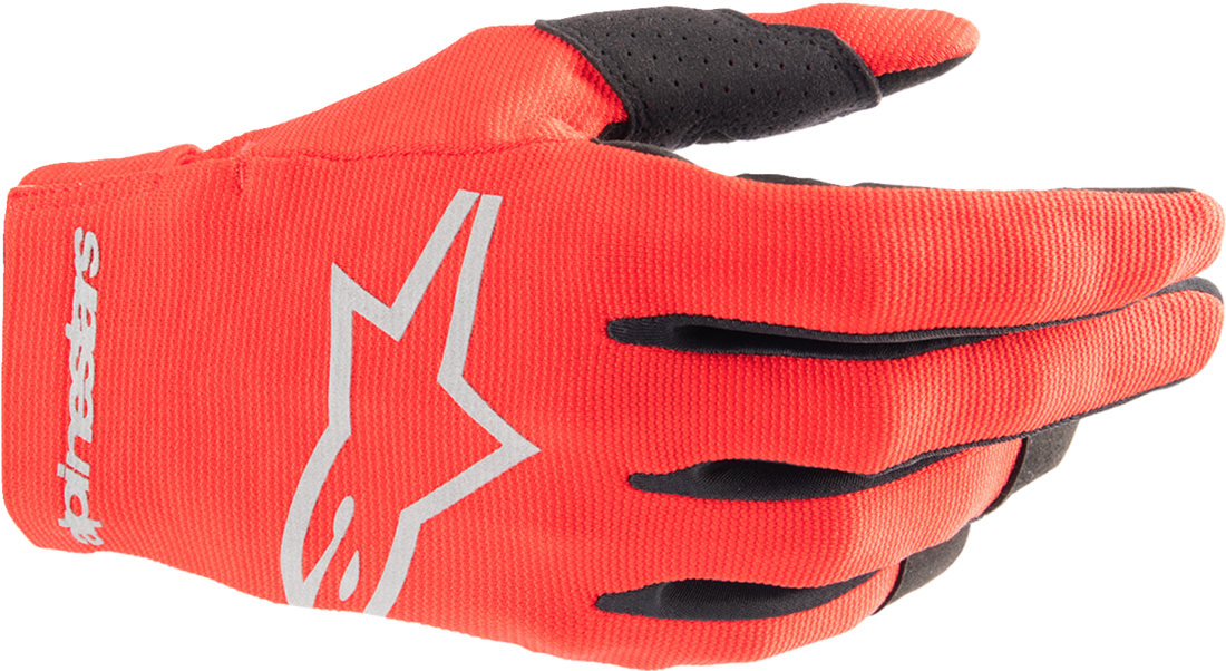 Детски мотокрос ръкавици ALPINESTARS RADAR RED/SL 1
