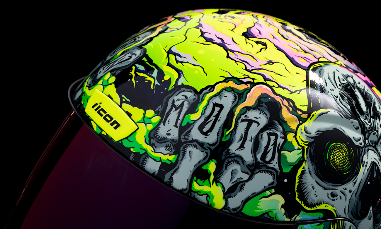 Каска ICON AIRFORM Hippy Dippy PR — снимка 5