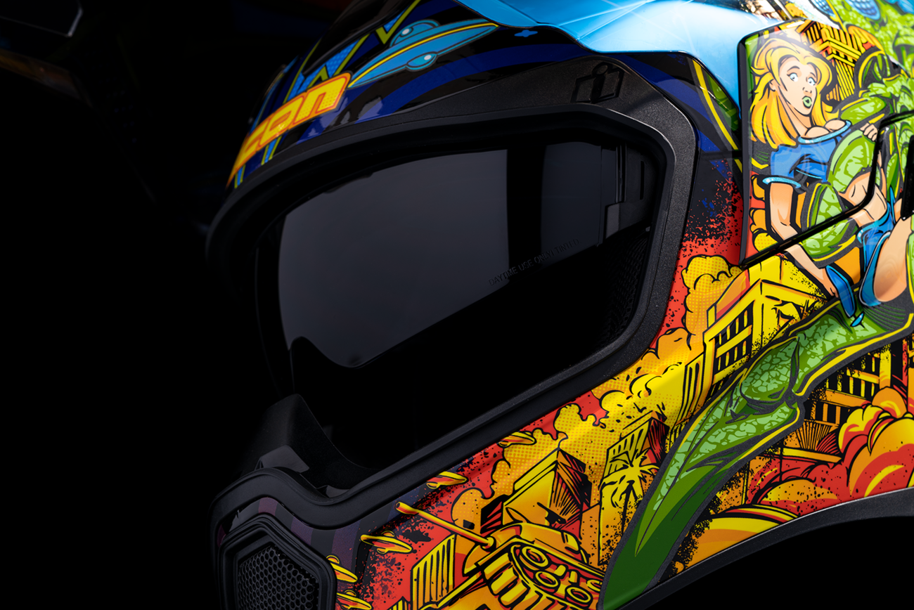 Каска ICON AIRFLITE Bugoid Blitz BL — снимка 4