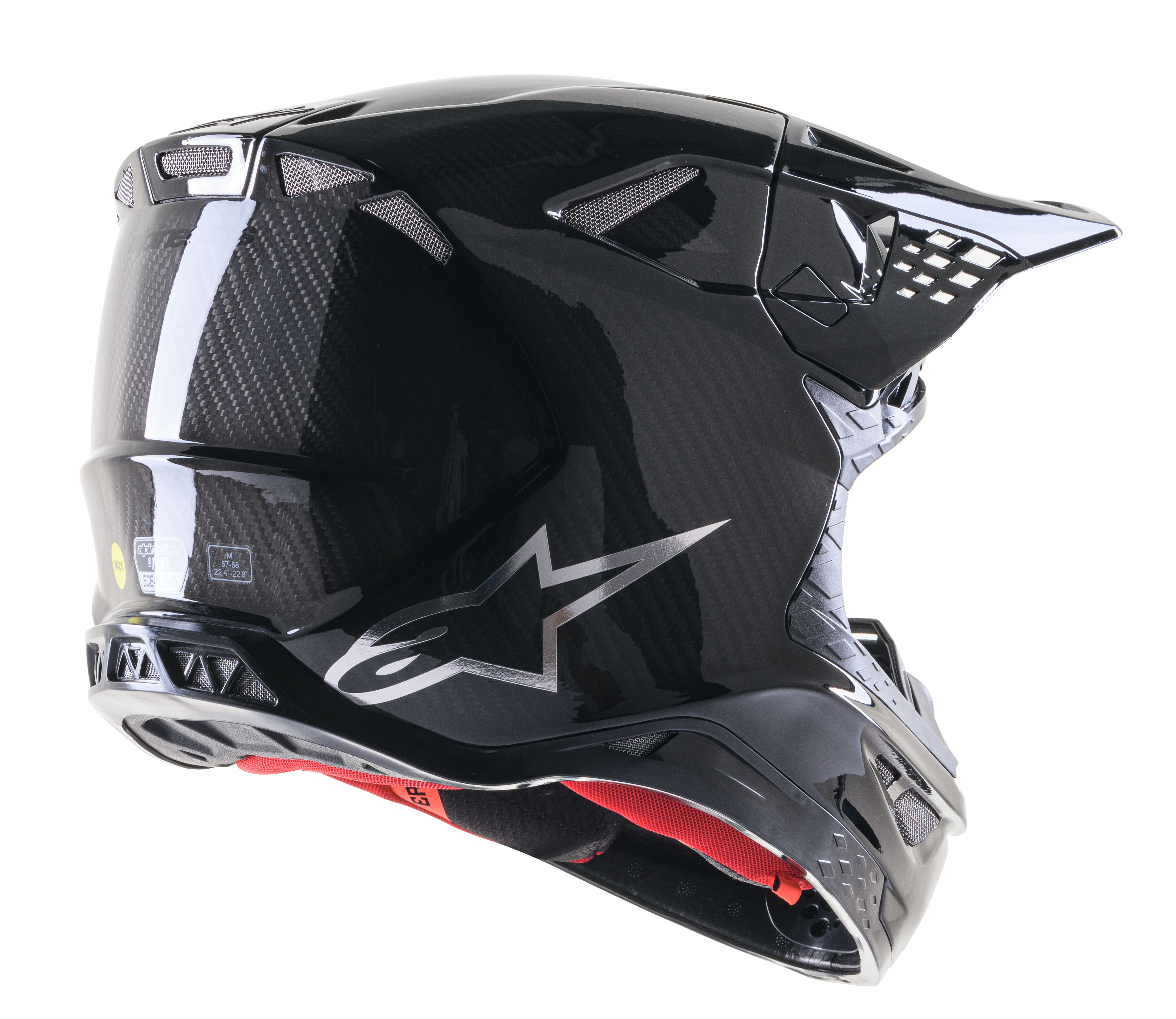 Мотокрос каска ALPINESTARS SM10 FAME CARBON — снимка 2