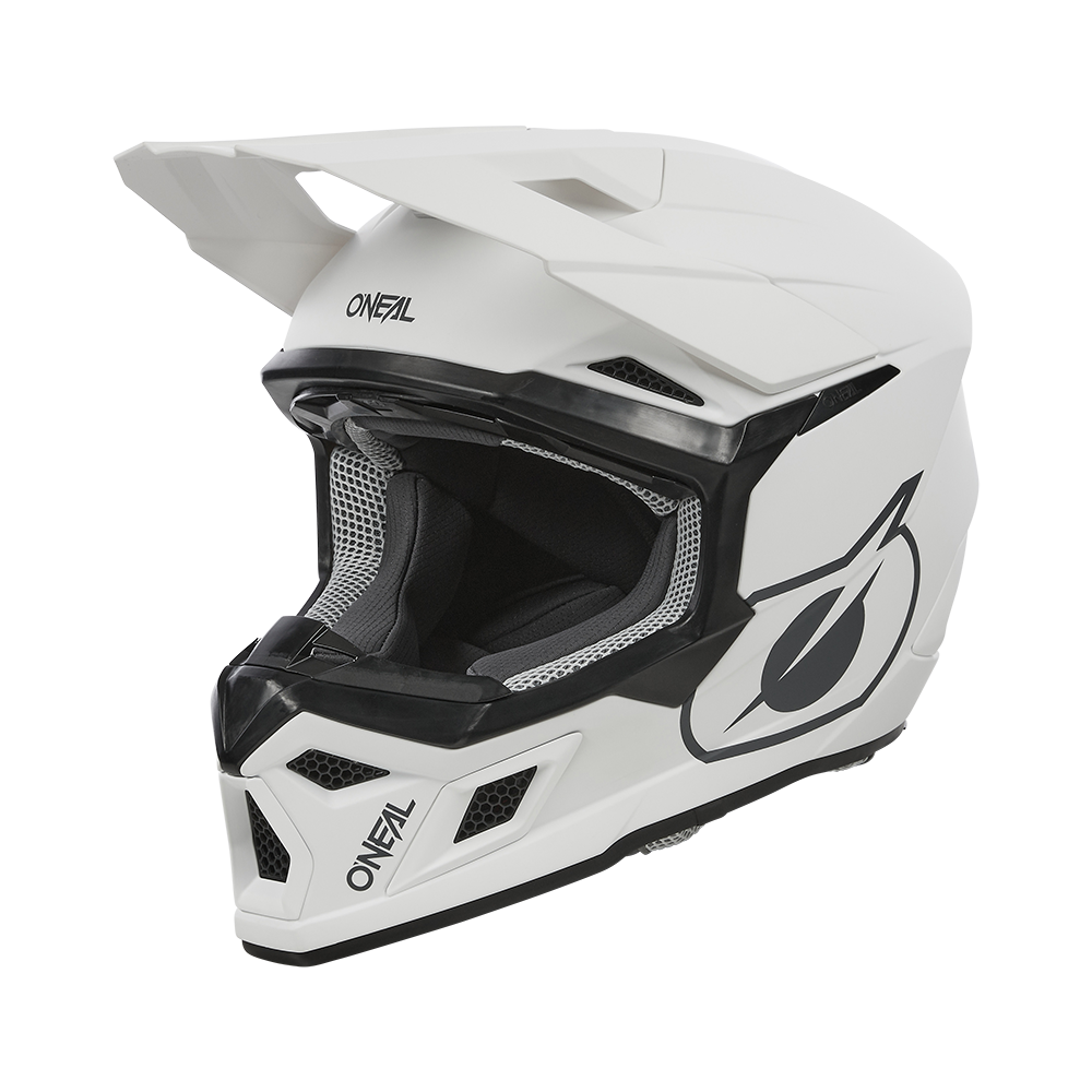 Мотокрос каска O'NEAL 3SERIES SOLID WHITE V.24
