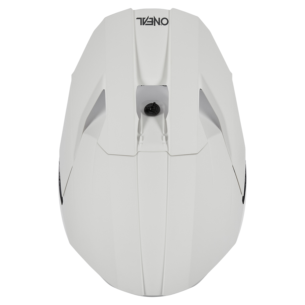 Мотокрос каска O'NEAL 3SERIES SOLID WHITE V.24 — снимка 4