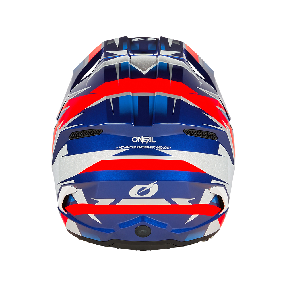 Мотокрос каска O'NEAL 3SERIES RIDE BLUE/WHITE/RED V.24 — снимка 2