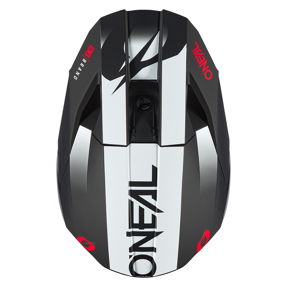 Мотокрос каска O'NEAL 3SERIES HEXX BLACK/WHITE/RED V.24_4