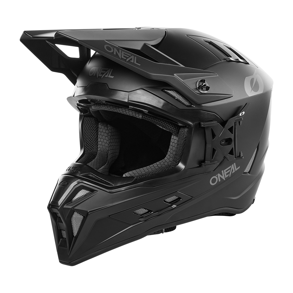 Ендуро каска O'NEAL EX-SRS SOLID BLACK V.24