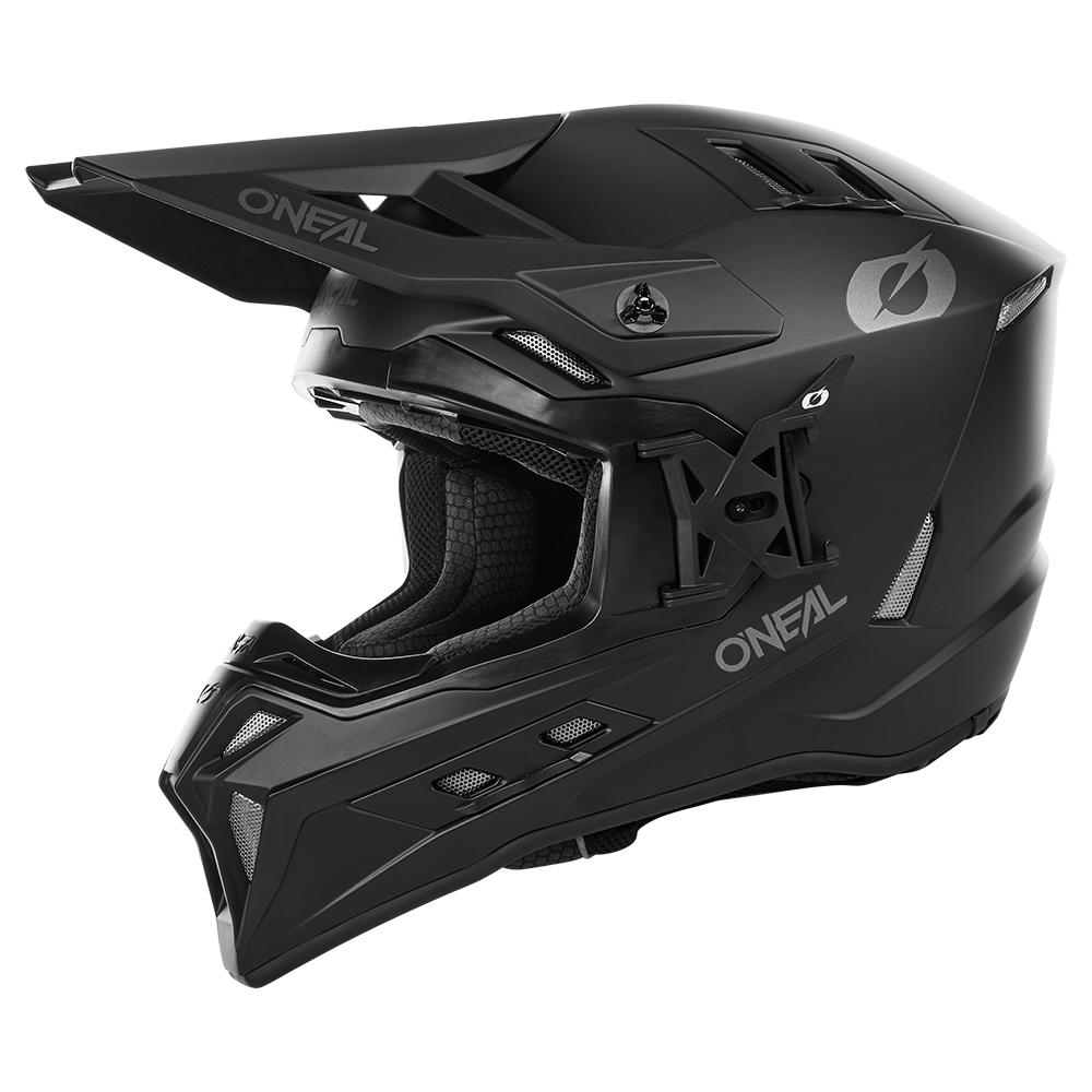 Ендуро каска O'NEAL EX-SRS SOLID BLACK V.24 — снимка 2