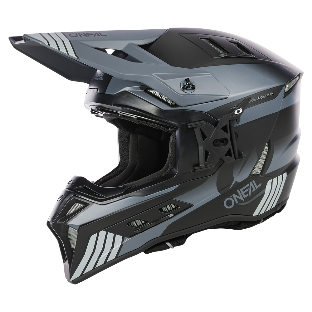 Ендуро каска O'NEAL EX-SRS HITCH BLACK/GRAY V.24 — снимка 2