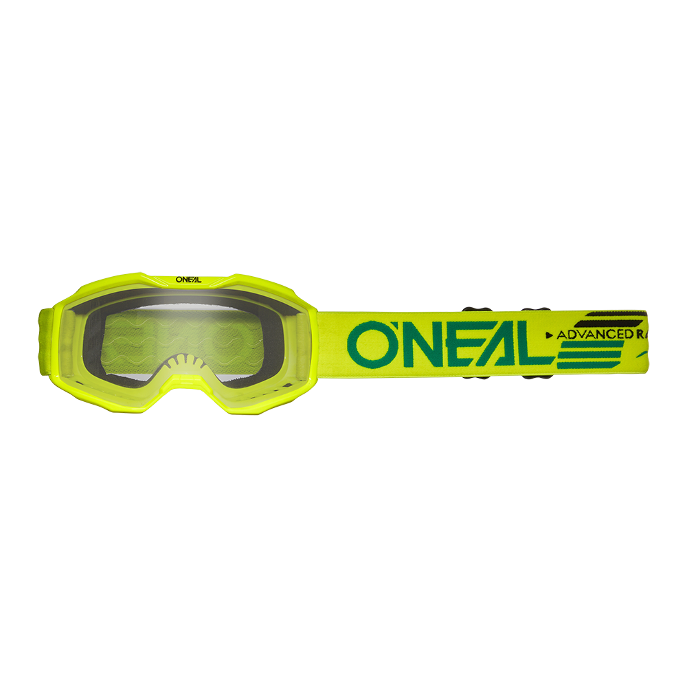 Детски крос очила O'NEAL B-10 SOLID NEON YELLOW - CLEAR V.24