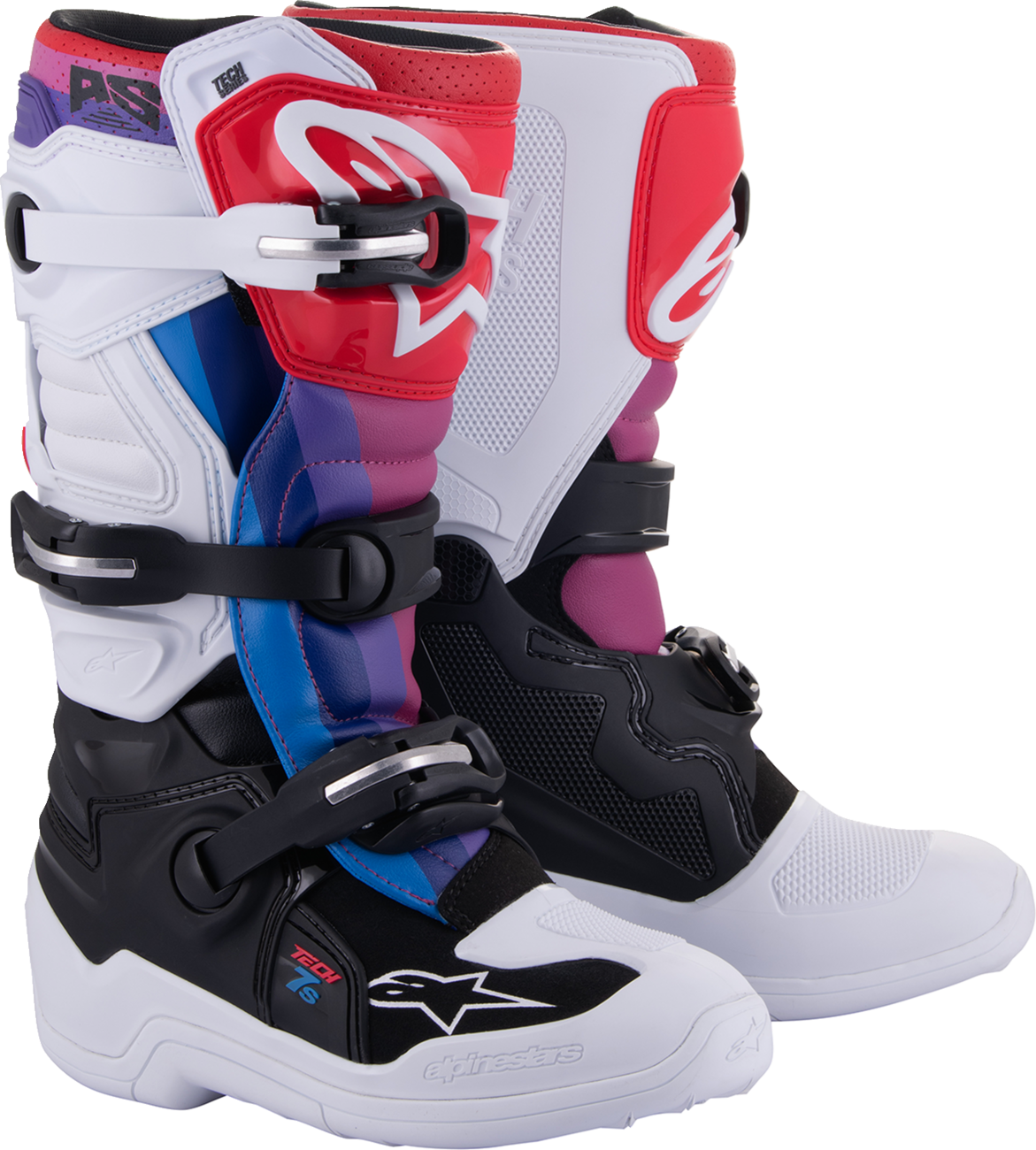 Детски мотокрос ботуши ALPINESTARS TECH 7S W/B/RAINBOW 1