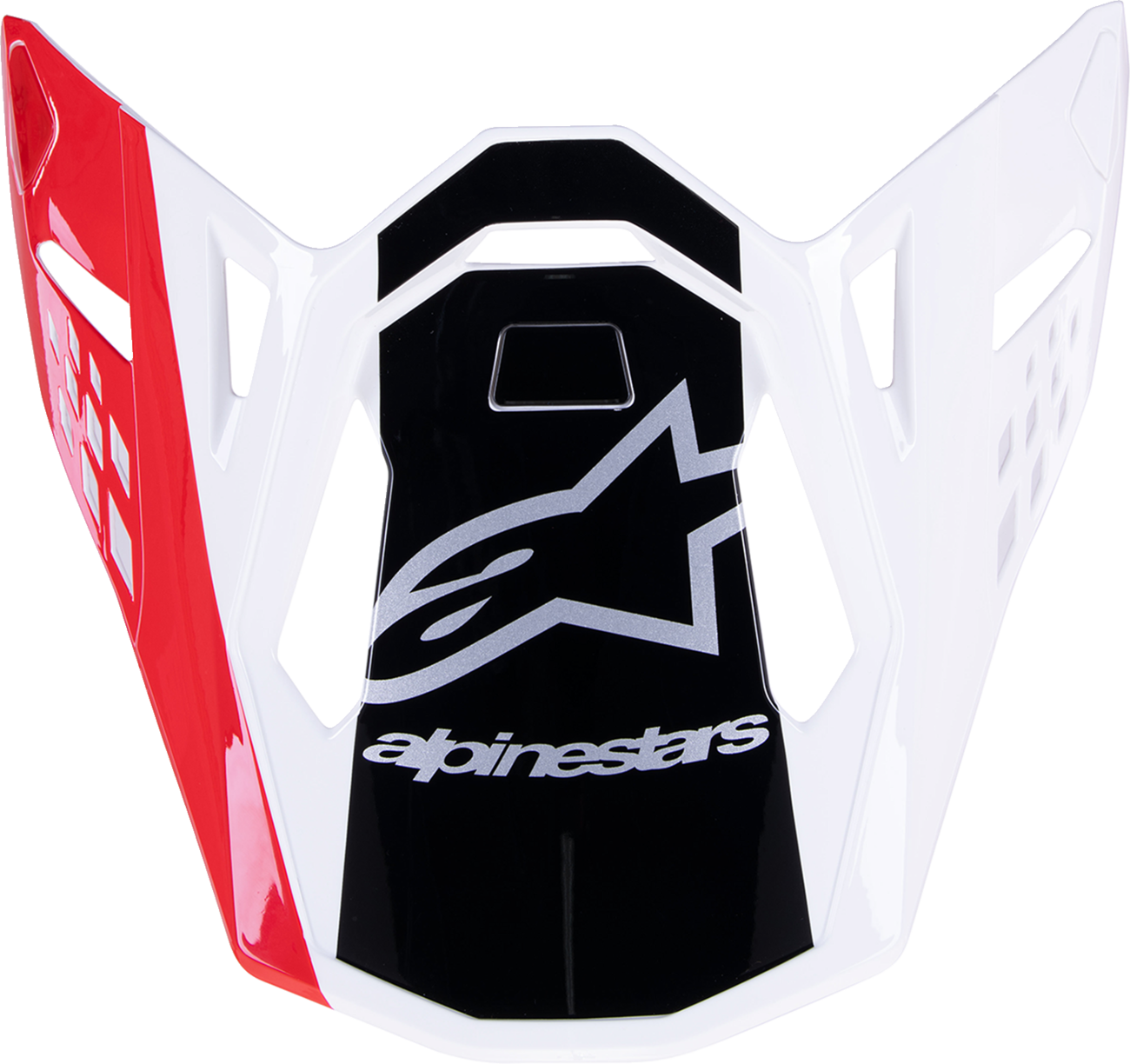 Козирка за мотокрос каска ALPINESTARS Supertech M10 UNIT RD/WT