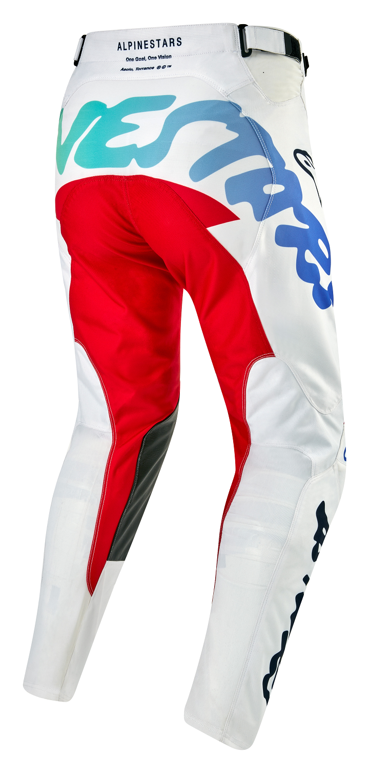 Мотокрос брич ALPINESTARS RAC-HANA WHT/MULT — снимка 2