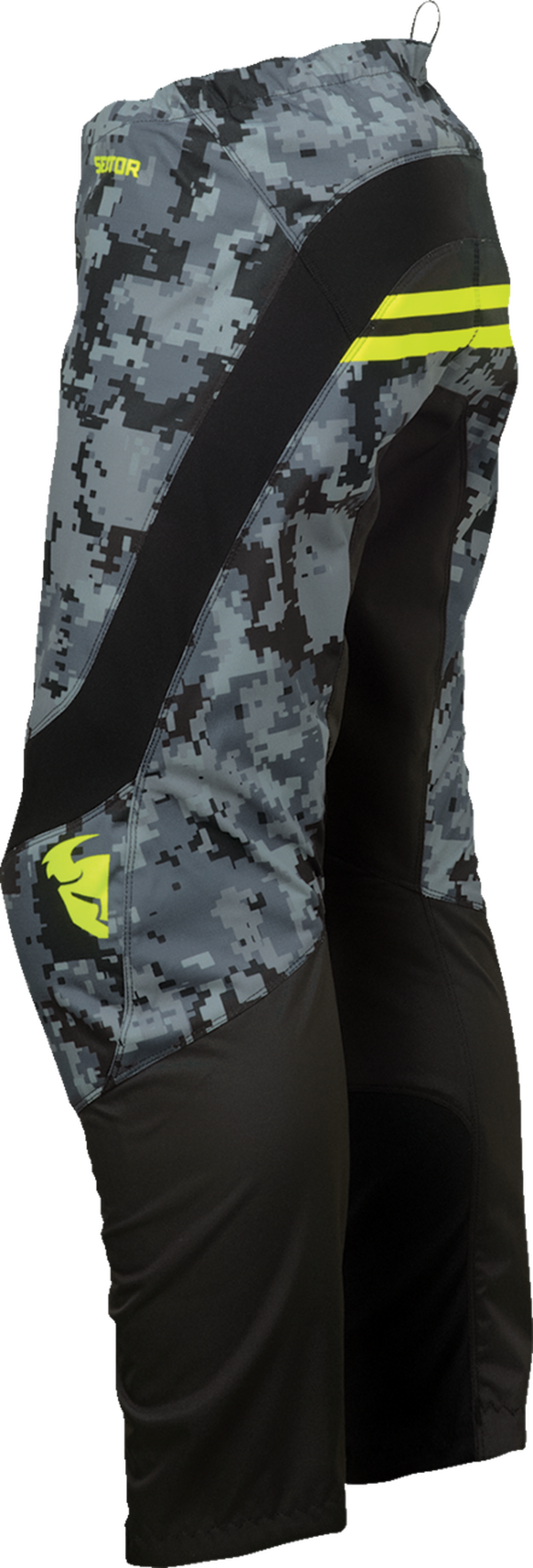 Мотокрос брич THOR SECTOR DIGI GRAY/ACID — снимка 3