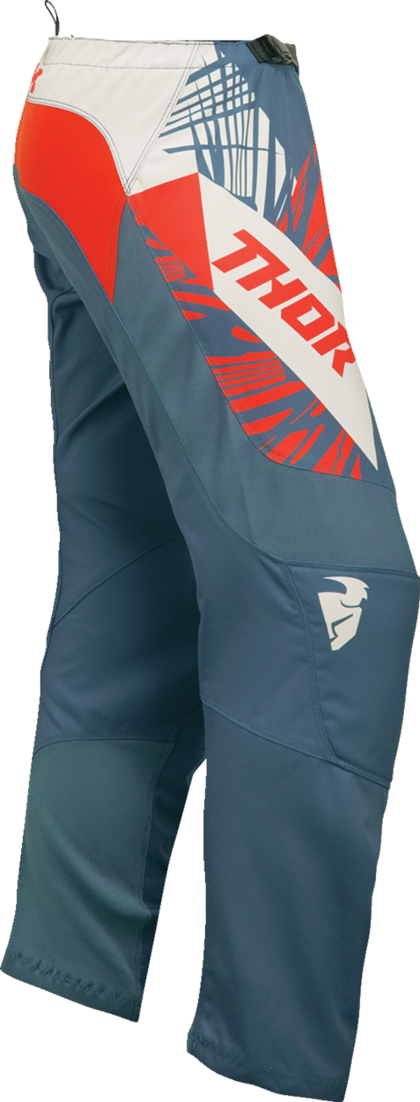 Дамски мотокрос брич THOR WOMEN'S SECTOR SPLIT BLUE/ORANGE — снимка 3