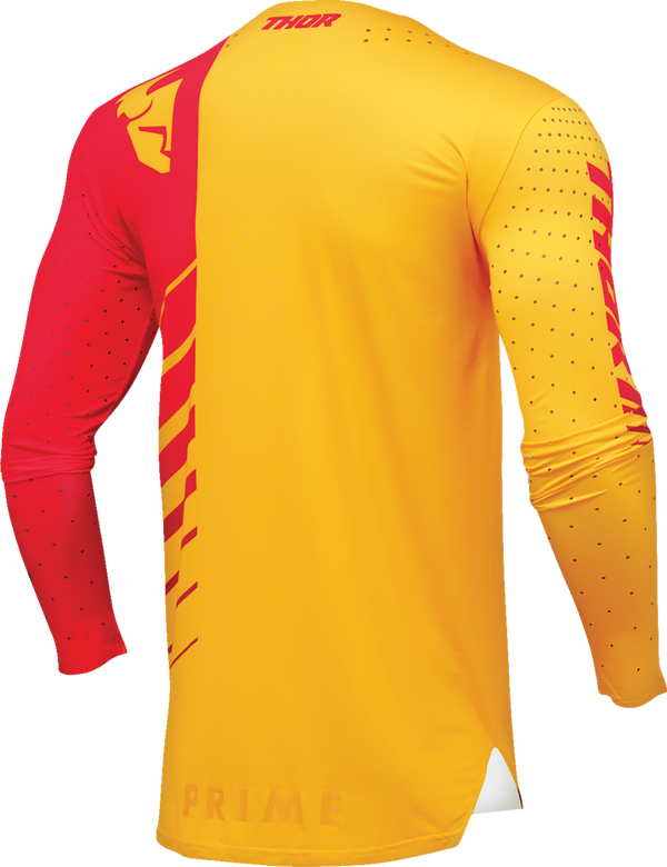Мотокрос джърси THOR PRIME ANALOG YELLOW/RED — снимка 2