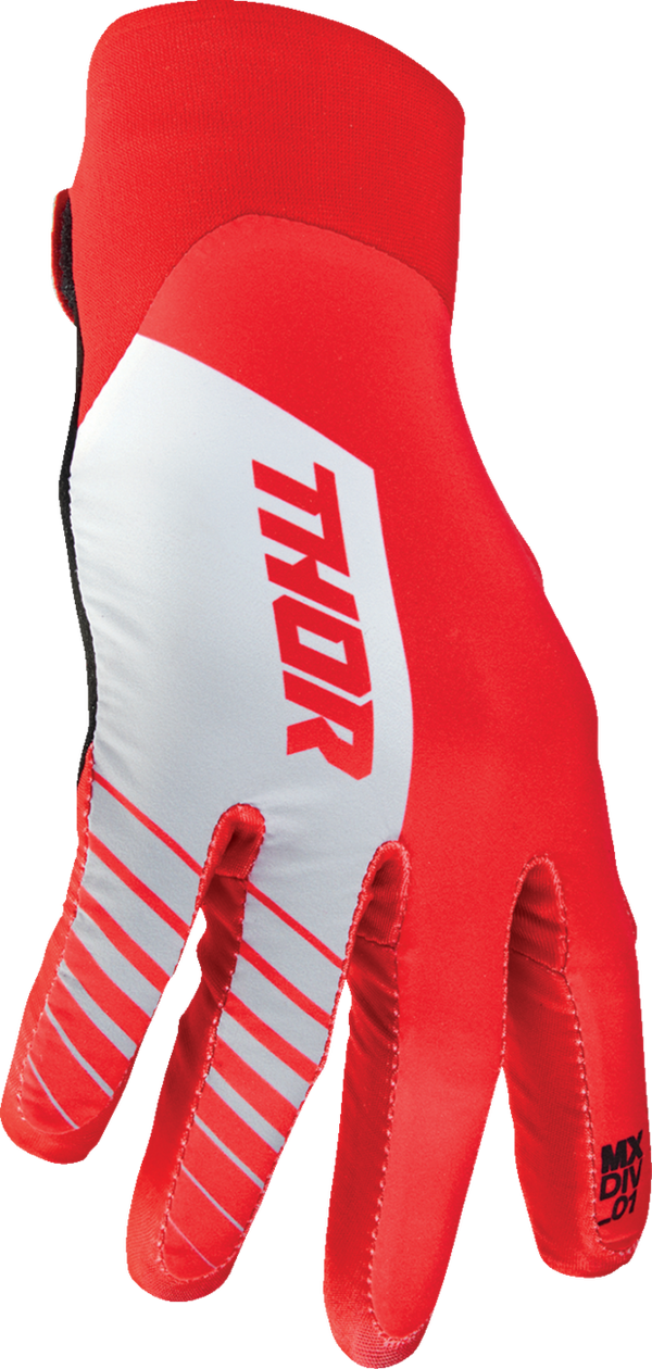 Мотокрос ръкавици THOR AGILE ANALOG RED — снимка 3