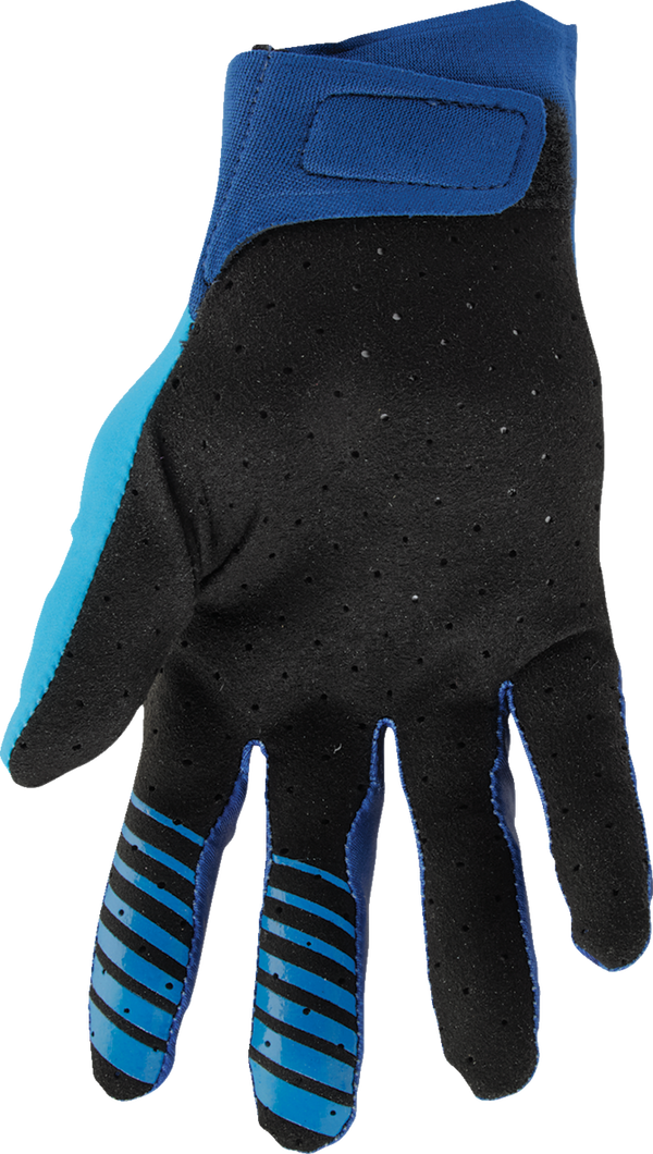 Мотокрос ръкавици THOR AGILE SOLID NAVY/BLUE — снимка 2