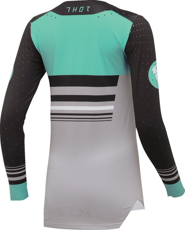 Дамско мотокрос джърси THOR PRIME BLAZE BLACK/TEAL — снимка 2