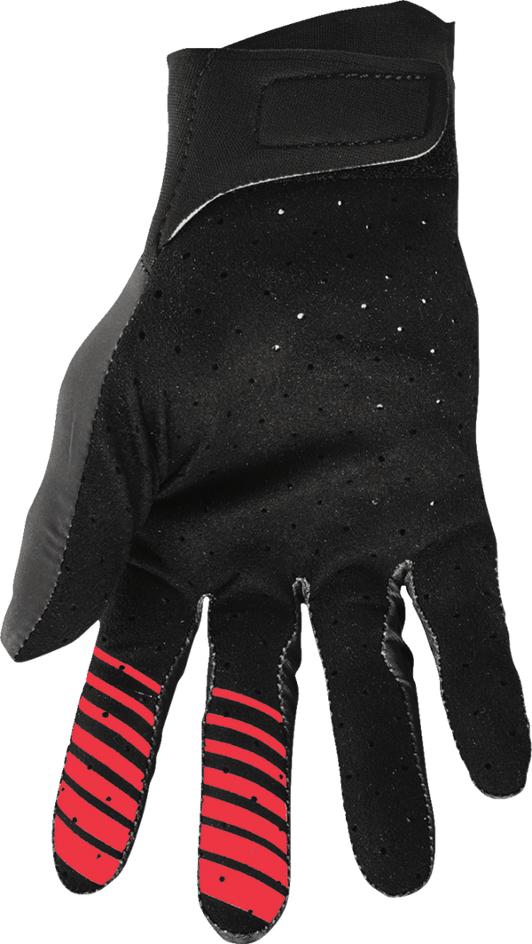 Мотокрос ръкавици THOR AGILE ANALOG BLACK/RED/WHITE — снимка 2