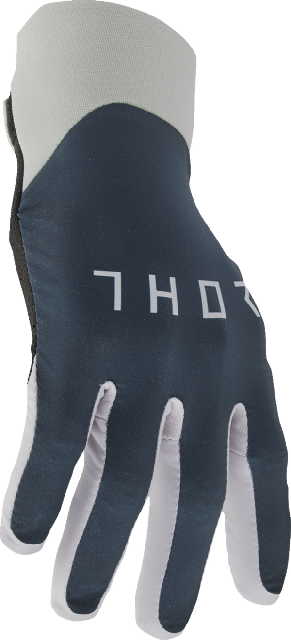 Мотокрос ръкавици THOR AGILE SOLID MIDNIGHT/GRAY — снимка 3