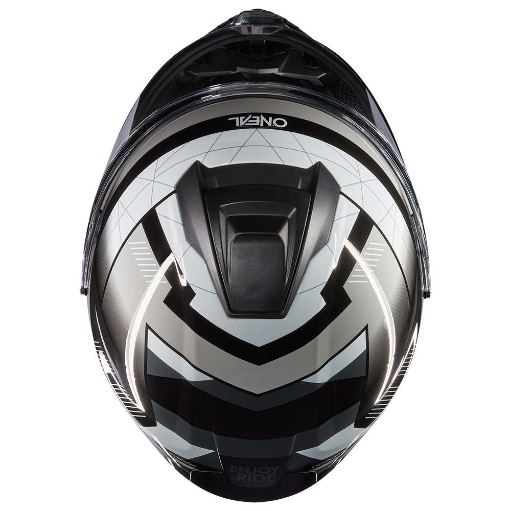 Каска O'NEAL CHALLENGER EXO BLACK/GRAY/WHITE V.24 — снимка 4