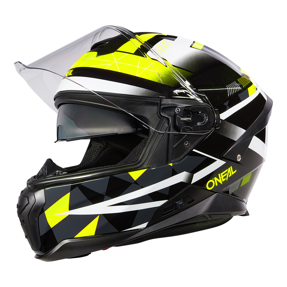 Каска O'NEAL CHALLENGER EXO BLACK/GRAY/NEON YELLOW V.24 — снимка 4