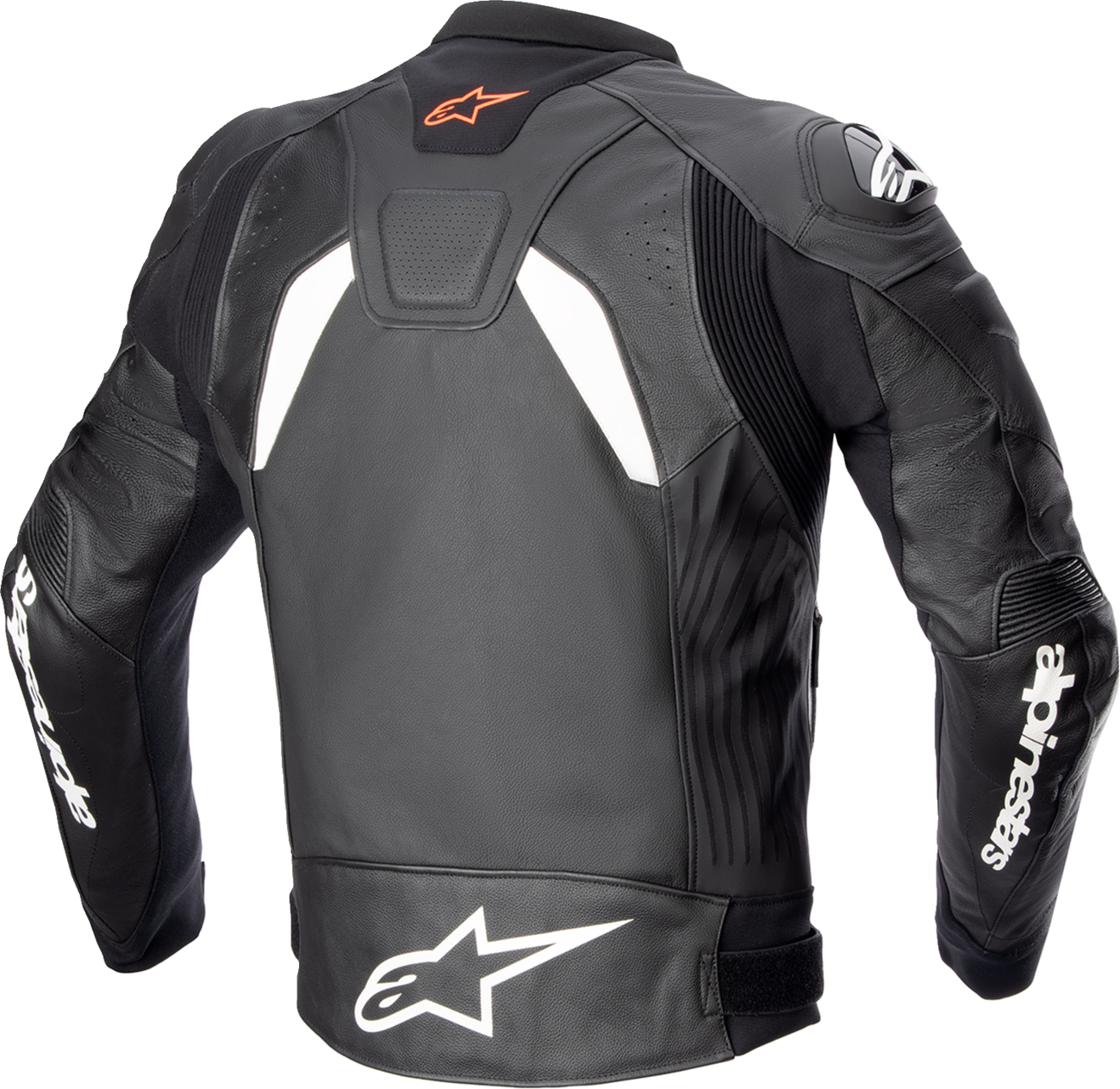 Кожено яке ALPINESTARS GP PLUS R V4 BLACK/WHITE_2