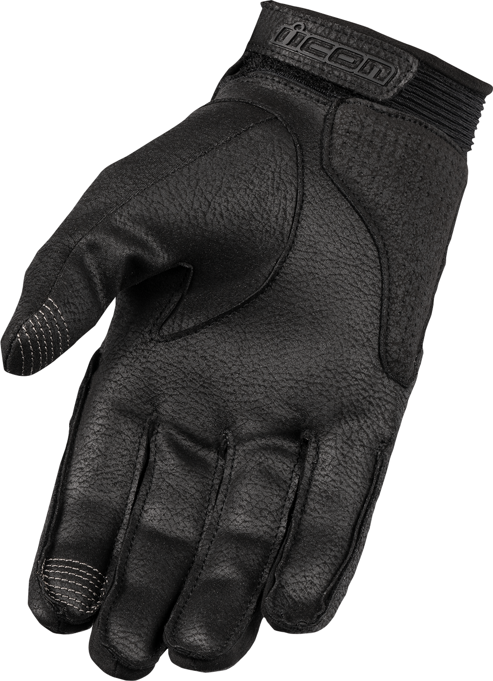 Кожени мото ръкавици ICON SUPERDUTY3 - BLACK — снимка 2