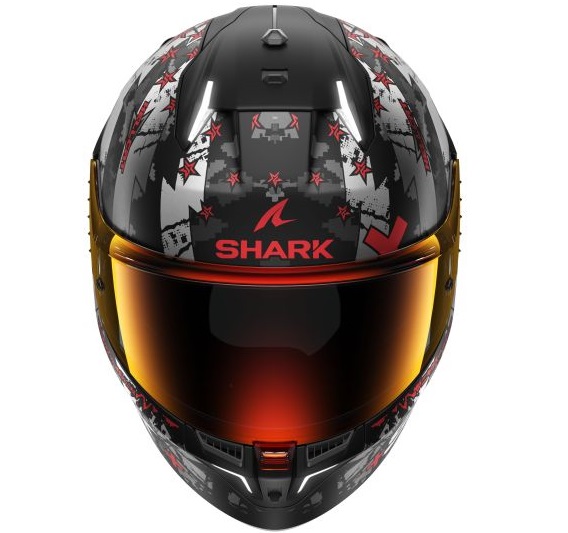Каска SHARK SKWAL i3 HELLCAT BLACK/GREY/RED — снимка 3