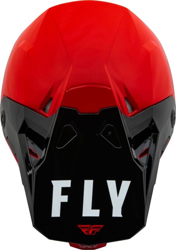Мотокрос каска FLY RACING Formula CP Slant- Red/Black/White — снимка 3