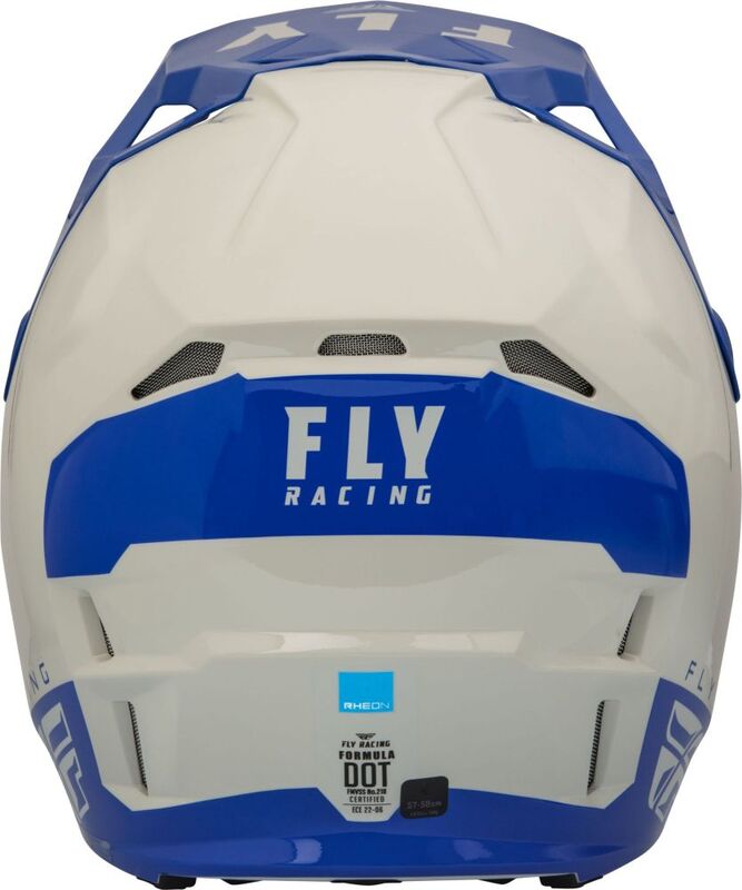 Мотокрос каска FLY RACING Formula CP Slant- Grey/Blue — снимка 2