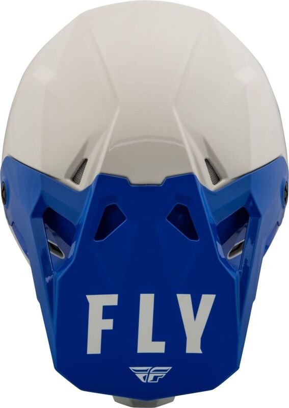 Мотокрос каска FLY RACING Formula CP Slant- Grey/Blue — снимка 3