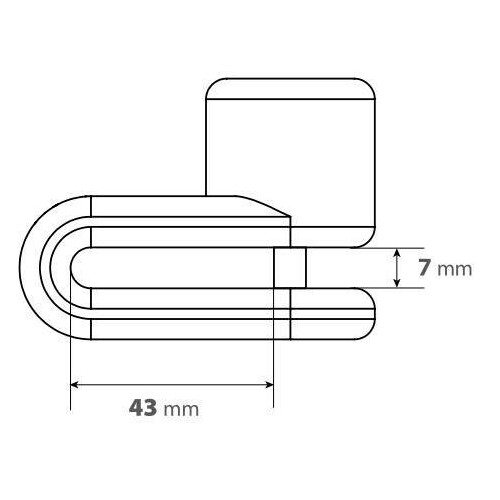 Заключвалка диск Pinch Ø 5,5 mm red 91564 — снимка 2