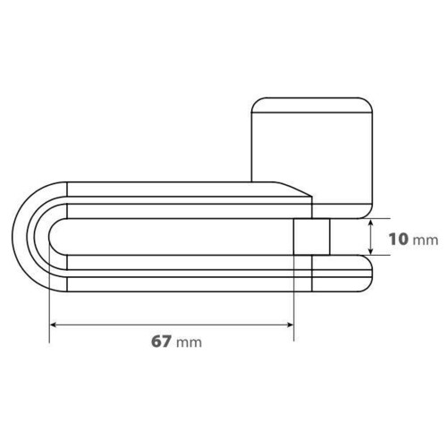 Заключвалка диск Pinch XL Ø 10 mm red 91566 — снимка 2
