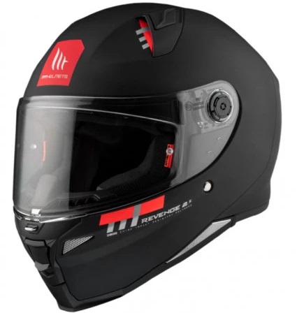 Каска MT REVENGE 2 S SOLID A1 MATT BLACK 1