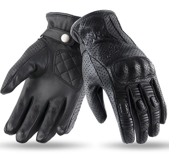 Дамски кожени ръкавици 70 DEGREES SUMMER URBAN BLACK 1