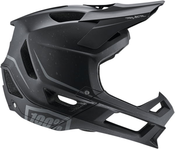 Вело каска 100% TRAJECTA FULL BLACK MATT