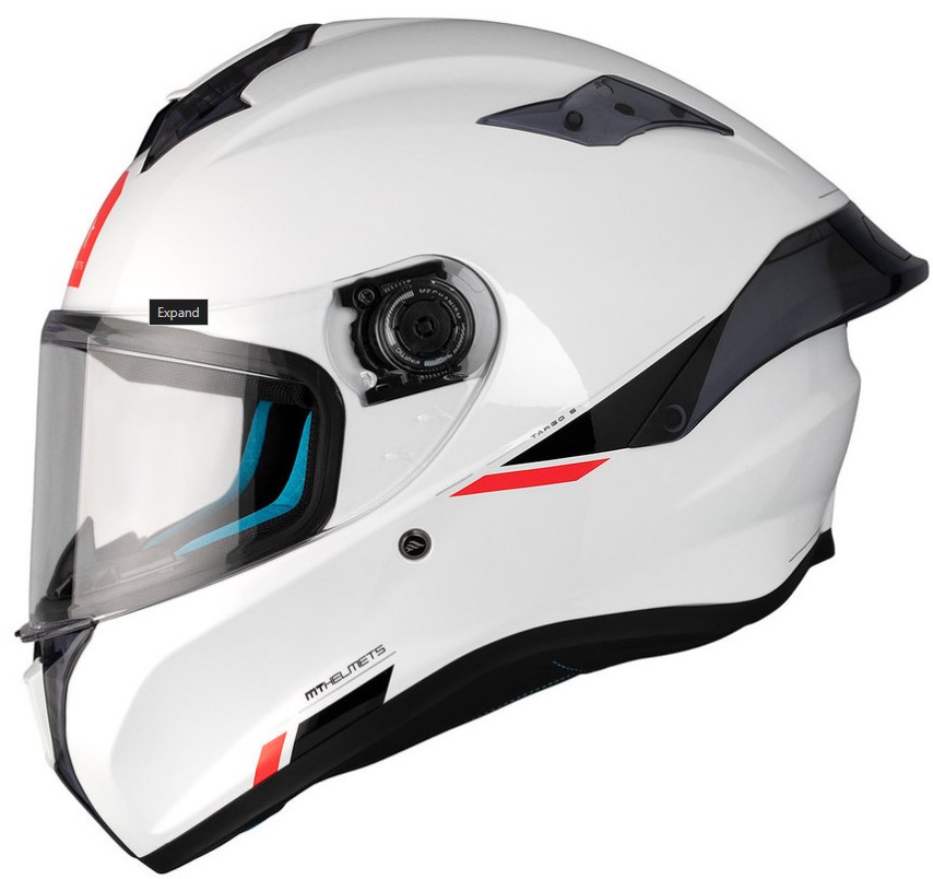 Каска MT TARGO S SOLID A0 GLOSS PEARL WHITE_2