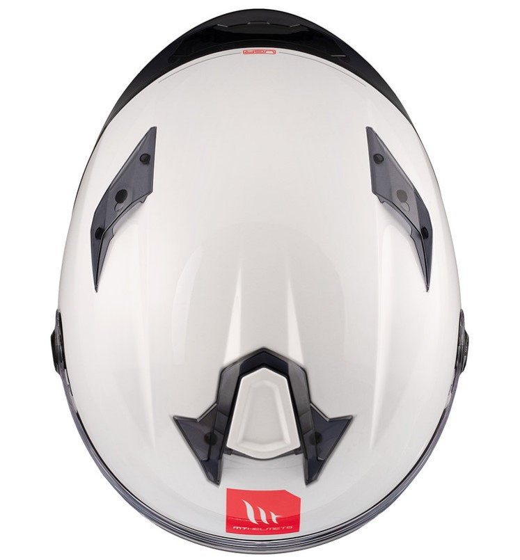 Каска MT TARGO S SOLID A0 GLOSS PEARL WHITE_5