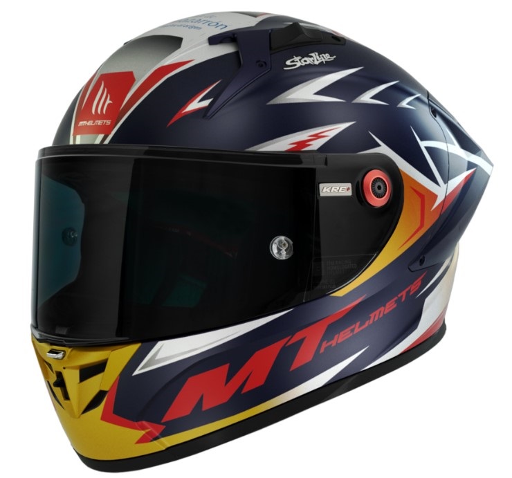 Каска MT KRE+ CARBON ACOSTA A37 MATT BLUE 1