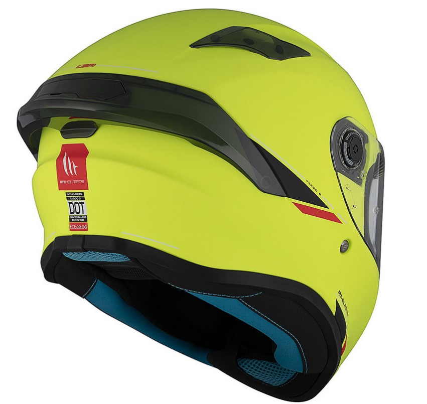 Каска TARGO S SOLID A3 MATT FLUO YELLOW_6