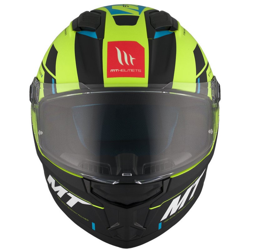 Каска MT STINGER 2 ZIVZE C3 MATT FLUO YELLOW — снимка 3