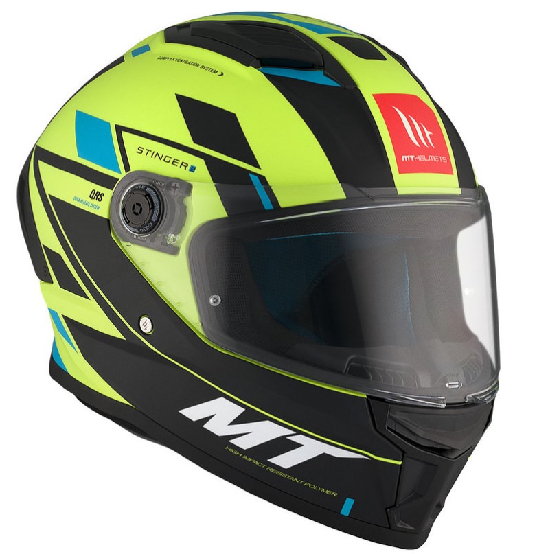 Каска MT STINGER 2 ZIVZE C3 MATT FLUO YELLOW — снимка 4