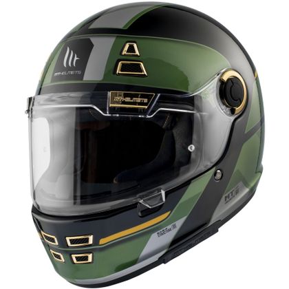 Каска MT JARAMA 68TH C1 BLACK/GREEN 1