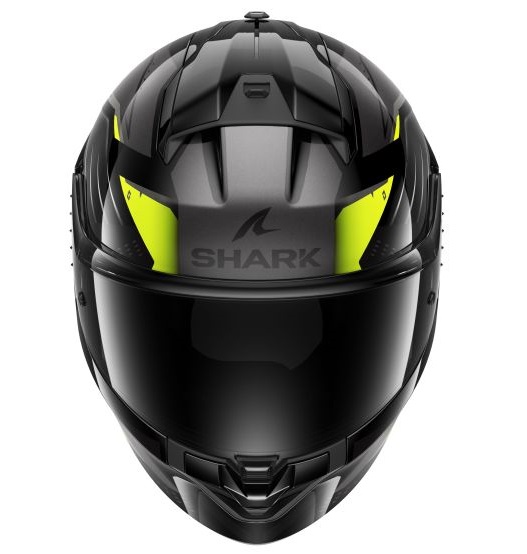 Каска SHARK RIDILL 2 BERSEK BLACK/GREY/YELLOW FLUO — снимка 2