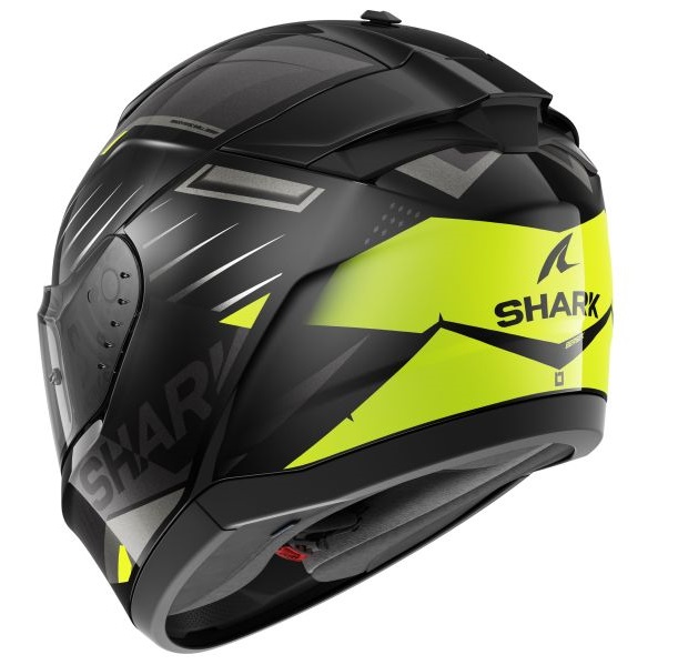 Каска SHARK RIDILL 2 BERSEK BLACK/GREY/YELLOW FLUO — снимка 3