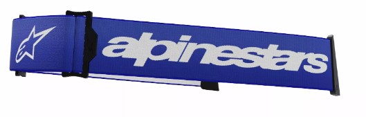 Ластик за мотокрос очила ALPINESTARS SUPERTECH BLUE/WT — снимка 2