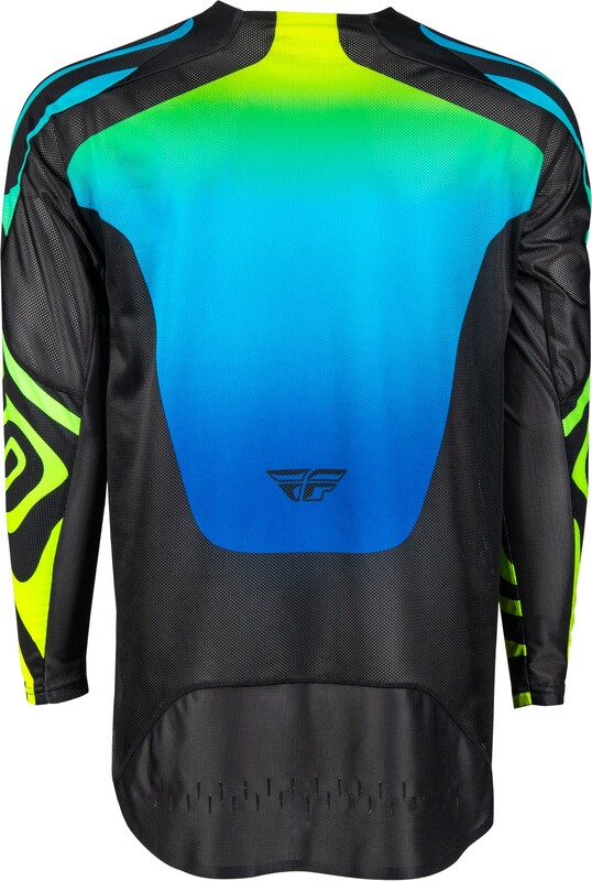 Мотокрос блуза FLY RACING Evolution DST S.E. Zen - Black/Blue/Hi-Vis 2025 — снимка 2